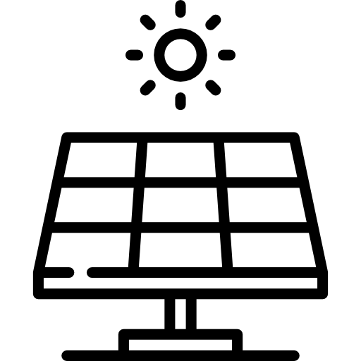 Solar Powered Icon