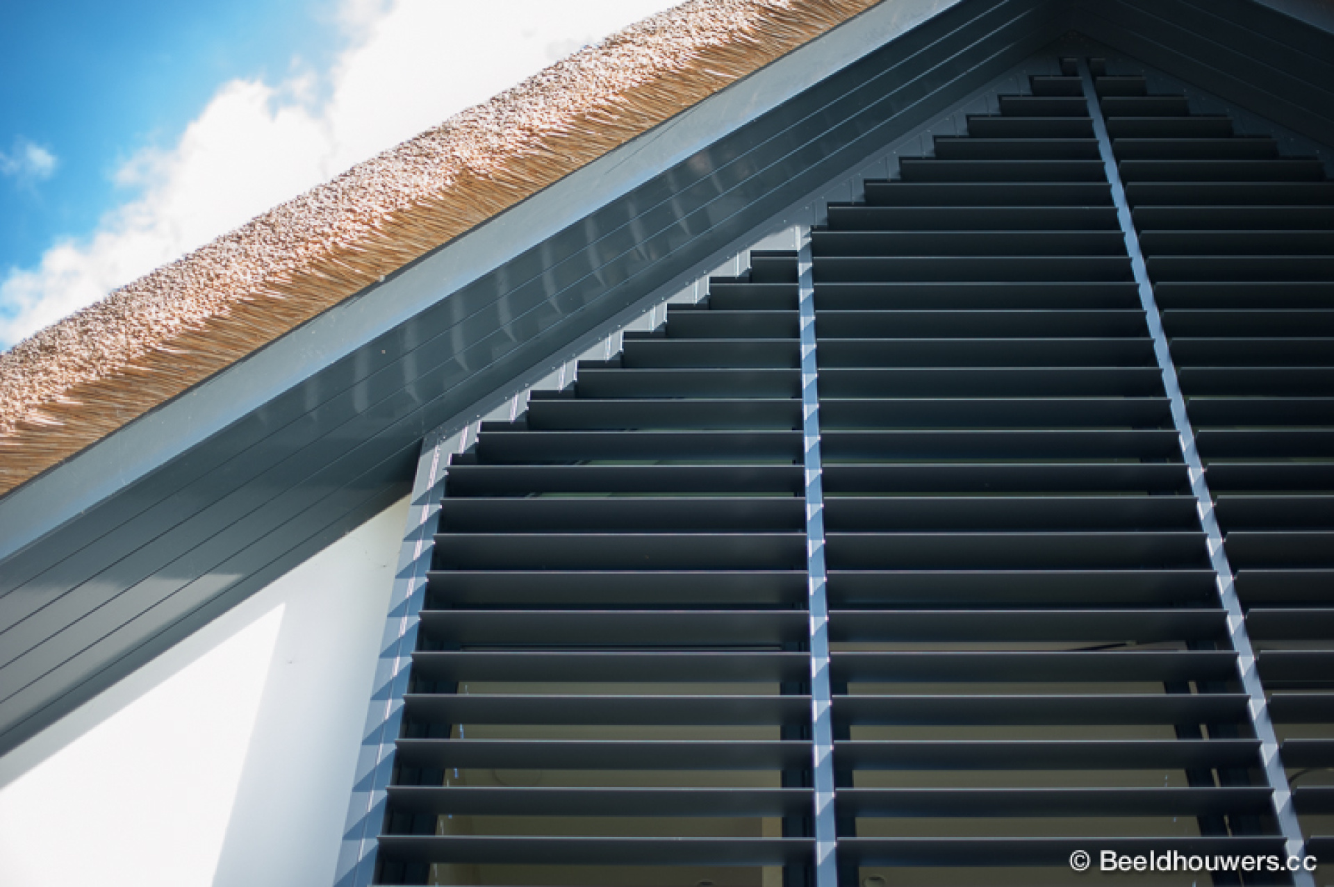 Raking Louvres