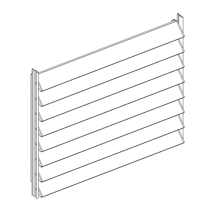 3D Model | 95mm Bella Vista Heavy Kiss Pivot Panel