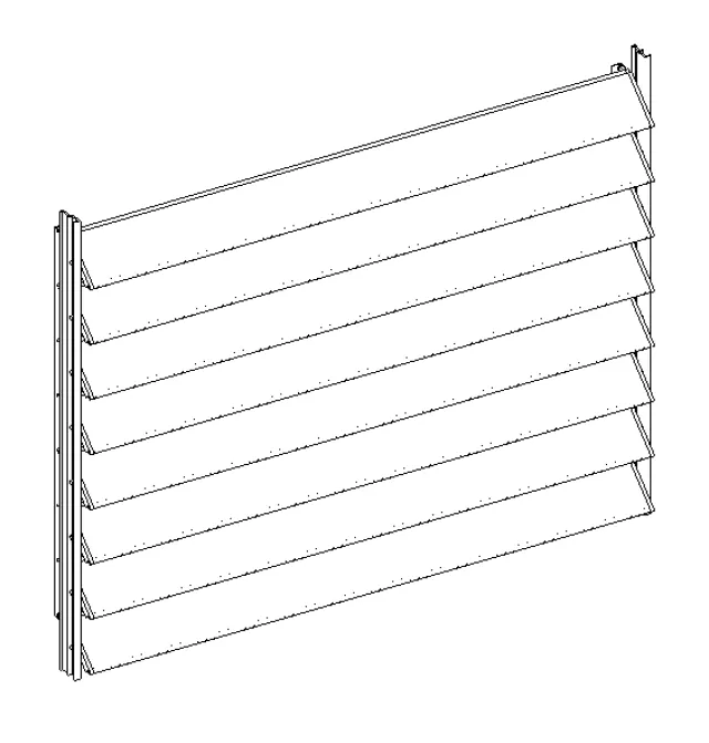 3D Model | 95mm Bella Vista Kiss Pivot Panel