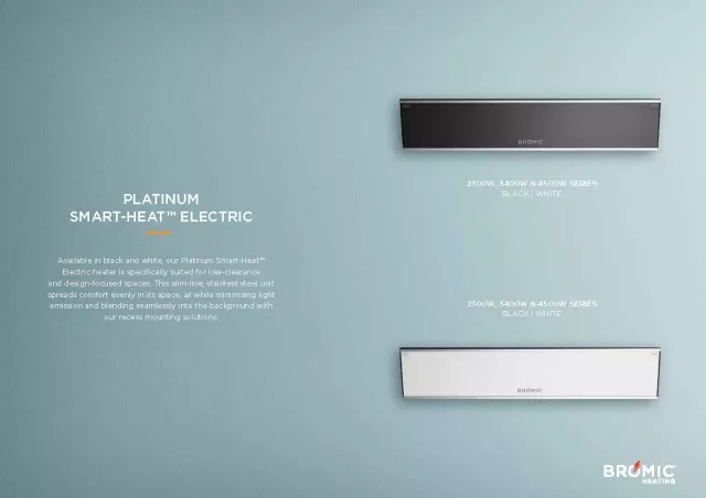 Bromic Platinium Smart-Heat™ Electric Info