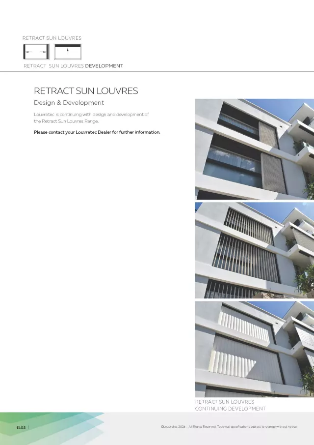 About Retract Louvres | DM11.02