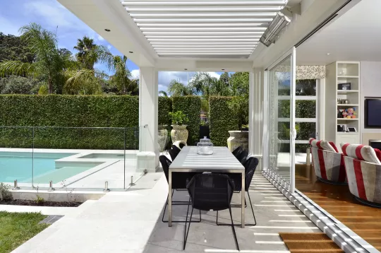 Opening Roof creating flow to the outdoors