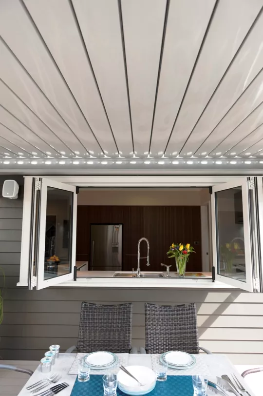 Indoor outdoor flow