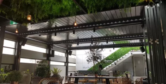 Alfresco! Opening Roofs at Hadiqa Restaurant
