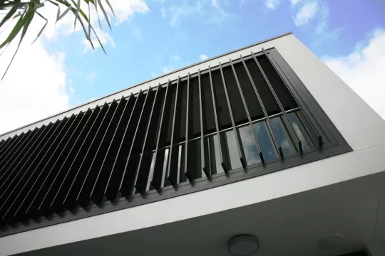 Motorised Sun Louvres