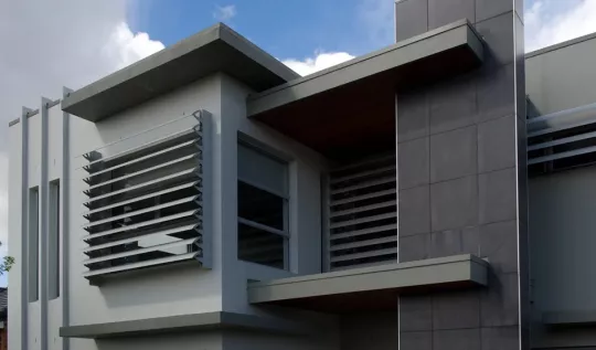 Motorised Sun Louvres