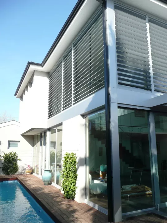 Motorised Sun Louvres by Louvretec Melbourne