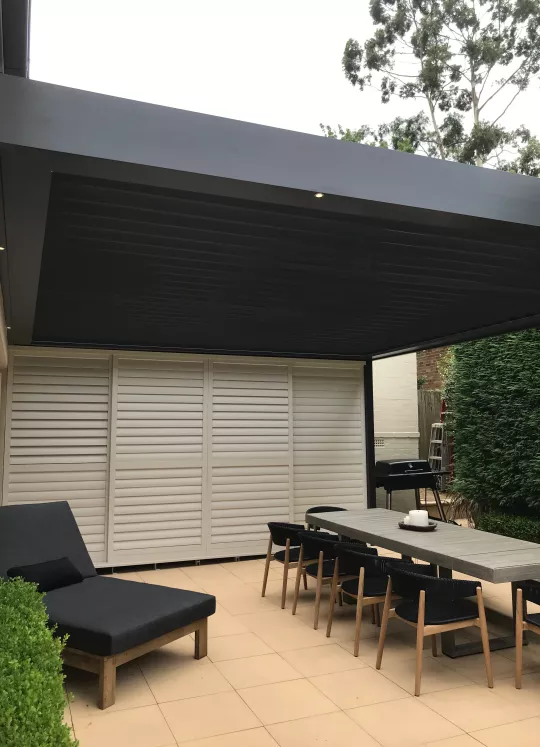 Motorised Opening Roof by Louvretec Sydney North 
