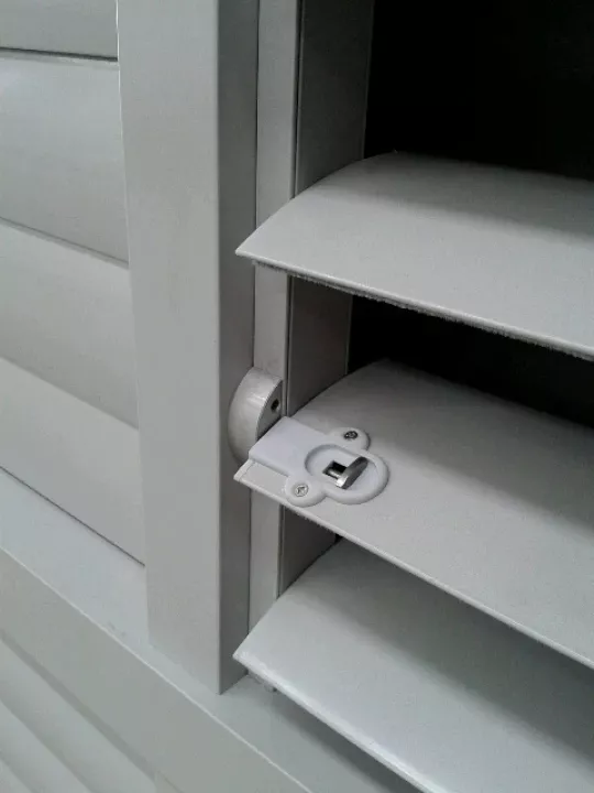 Hand Adjustable Shutters with a Slidelock