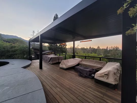 Opening Roof by Exterior Perfections|Louvretec Sacramento and Bay Area