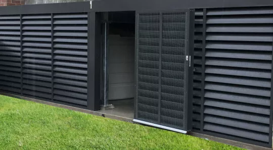 Vent Room with Sun Louvre Panels